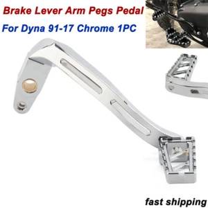 Brake Lever Arm Pegs Pedal Kit For Harley Dyna Street Bob 1991-2017 Fat Bob FXDF - Picture 1 of 8