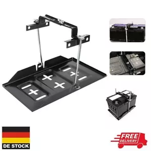 Universale Auto Boot Batteriehalterung Batteriefach Batterie Halter Kit Metall - Bild 1 von 13