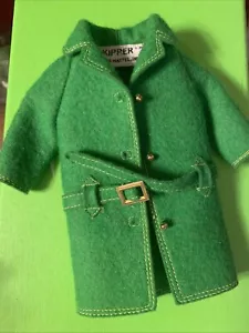 Vintage Barbie Skipper Town Togs #1922 cappotto verde e cintura VHTF MINTY - Foto 1 di 4