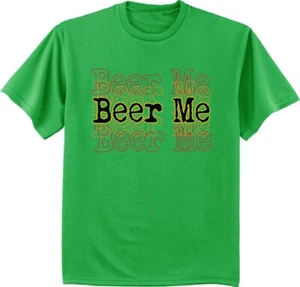 Beer Me Funny St Patricks Day Shirt Mens Graphic Tees Clothing Accessories - Picture 1 of 3