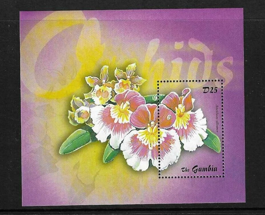 Gambia SC # 2587 Ancidium Alliance - Orquídeas - . MNH Foto 1 de 1