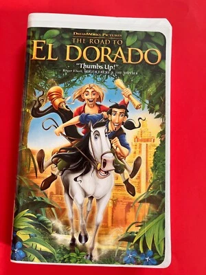The Road to El Dorado (VHS, 2000, Clam Shell) children's animation,  Dreamworks - Image 1 of 3