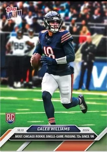 2024 Topps Now Caleb Williams #9 Rookie Card Chicago Bears London Game RC - Picture 1 of 1