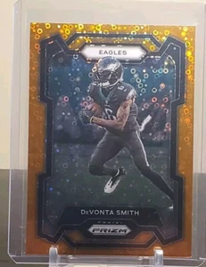 2023 Prizm - DEVONTA SMITH - Orange Disco - Eagles #240 - Picture 1 of 2