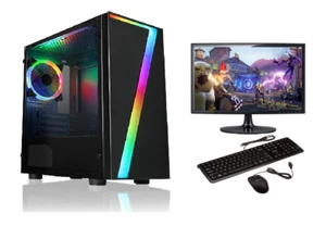 FCS Gaming PC Intel Core i5 Computer 8GB RAM 1TB HDD Windows10 GT710 CHEAP PC - Picture 1 of 7