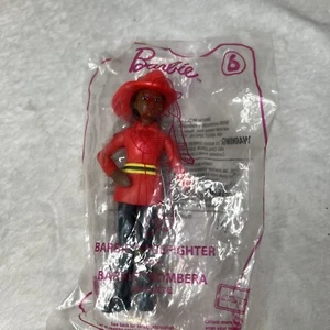 #6 Barbie Firefighter 2019 McDonalds Happy Meal Toy NIP - Picture 1 of 6