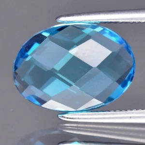 ๐ 2.78ct 11x8mm VS Oval Natural Swiss Blue Topaz - Fascinating, Brazil Gem - Picture 1 of 4