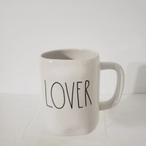 Rae Dunn Lover Ceramic Coffee Mug NWOT - Picture 1 of 5
