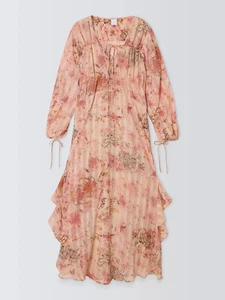 NEW - John Lewis Floaty Boho Maxi Dress 14 - 16 - Picture 1 of 9