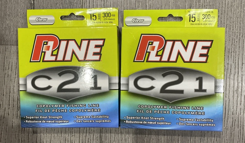 P-Line C21 Copolymer Line Clear 15lb 300 Yards