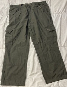 J. Peterman Men’s Cargo Pants Camo Green 42/36 - Picture 1 of 10