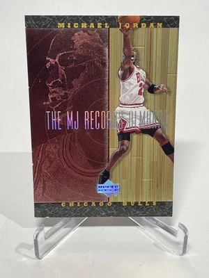 1999-00 Upper Deck Hardcourt The MJ Records Almanac Michael Jordan #J3 Bulls NBA - Image 1 of 4