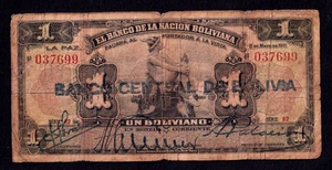 Bolivia 1 Boliviano P-112 1911-1929 G  - Imagen 1 de 2