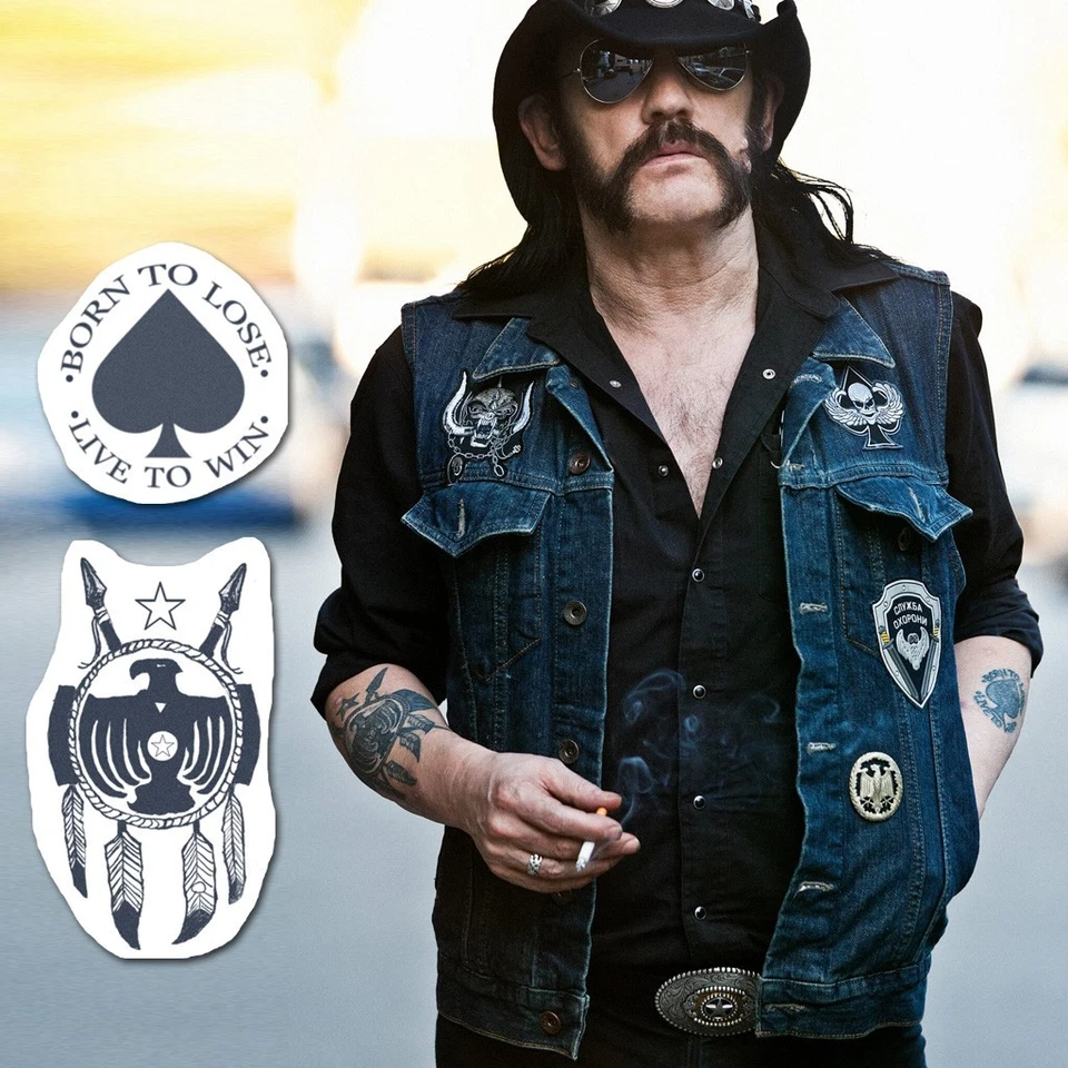 Tatuajes Temporales Lemmy Kilmister - Disfraz de Halloween Lemmy Kilmister Foto 1 de 1