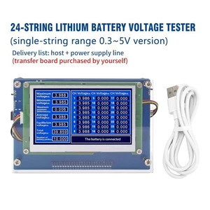 2S- 24S Voltage Tester Lithium Battery Pack Single Cell Measurement Identify - Picture 1 of 9