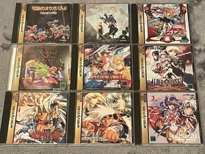 Sega Saturn classic RPG bundle lot of 9 games free shipping from Japan Used game - Picture 1 of 5