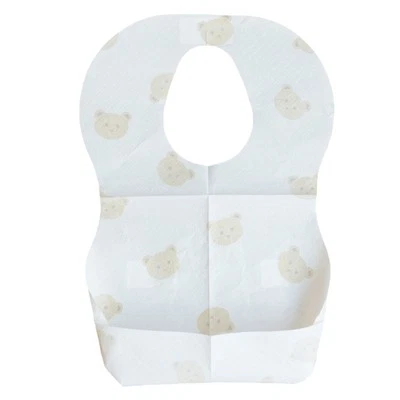 Pack of 50pcs Disposable Bibs for Babies Aged 6 Months to 2 Years Infant Bib - image 1 of 4