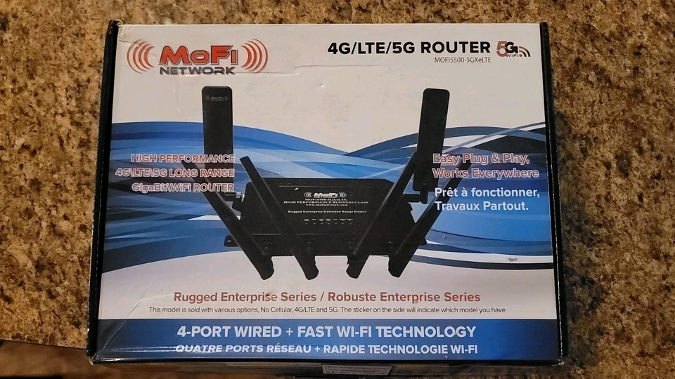 Mofi MOFI5500-5GXeLTE-EM7690 CAT 20 4G/LTE router  - Image 1 of 1