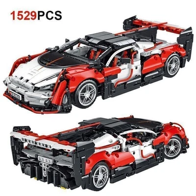 Technical Sports Car Building Blocks Models Super Racing Bricks Toys for Boys US - Image 1 of 4