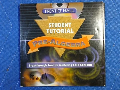 Pre-Algebra Student Tutorial (PC, CD-ROM, 2001, Prentice Hall) Mac/Win 95 98 NT - Image 1 of 4