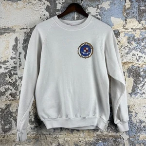 Vintage 90's Philadelphia Police Sweatshirt Crewneck Raglan Made USA Large - Bild 1 von 8