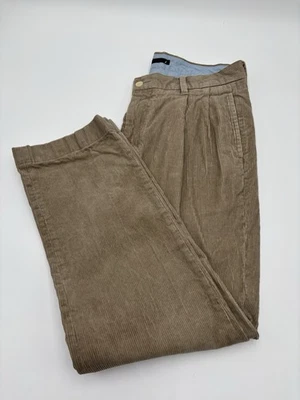 Pantalones de pana Nautica Rigger para hombre 36x32 bronceados tiro alto clásicos trabajo viaje Foto 1 de 4