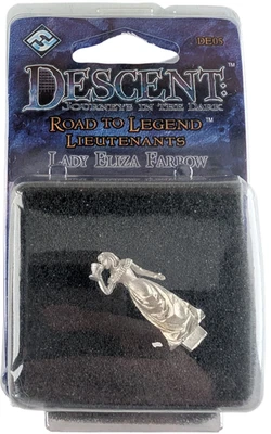 Descent Journeys In The Dark Road To Legend 2008 FFG Lady Eliza Farrow Metal Min Foto 1 de 4