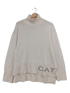 CAT Jersey de cuello alto Mujeres Jersey Talla EU 44 blanco look casual - Imagen 1 de 5