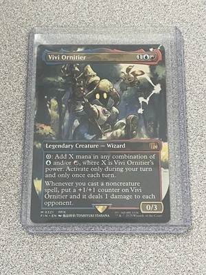Vivi Ornitier Borderless Card Final Fantasy Regular MTG Magic the Gathering - Image 1 of 2