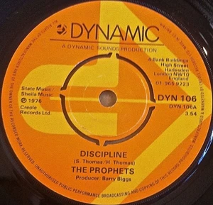 The Prophets - Discipline (7") (Very Good Plus (VG+)) - Picture 1 of 1