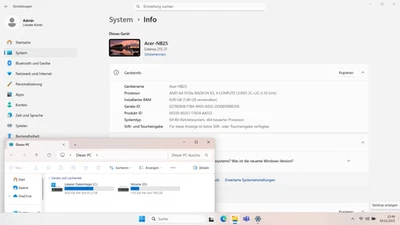 15,6" Acer Notebook AMD A4 1,5 GHz CPU, 8 GB RAM, 256 GB SSD, Win 11, Off2024 - Bild 1 von 4
