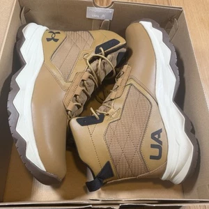 Under Armour Men's UA Stellar G2 6" Tactical Boots Hiking Boots Size 11 Brown - Picture 1 of 7