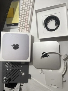Apple Mac Mini M1 A2348 2020 8GB RAM 256GB SSD Silver UsedLikeNew Original Box - Picture 1 of 4