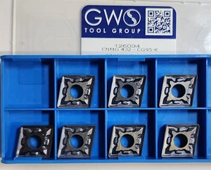 CNMG 432 CG95-K Turning Inserts - Partial Pack of 7 - New GWS Tool - Picture 1 of 3