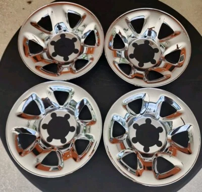 Toyota T-100 4Runner 96-02 Chrome Wheel Skin For Factory 6 Spoke 16" Steel Wheel - Image 1 of 4
