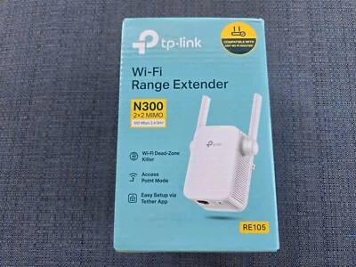 TP-Link N300 WiFi Extender(RE105), WiFi Extenders Signal Booster for Home - Image 1 of 4