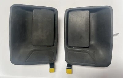 Left & Right Door Black Textured Exterior Handle | Fits 1999-2016 Ford F250 F350 - Image 1 of 2