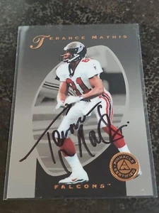 RARE 1997 Pinnacle Certified Terance Mathis Hand Signed On Card Auto Autograph - Picture 1 of 3