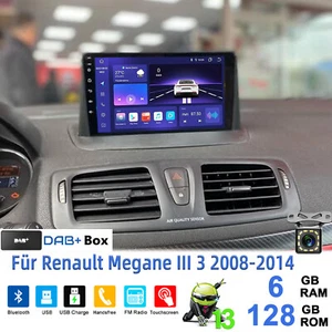 Für Renault Megane 3 2008-2014 Autoradio Carplay Navi GPS Android13 WIFI BT DAB+ - Bild 1 von 15