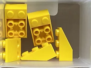 LEGO Parts - Yellow Slope Inverted 33 3 x 2 - No 3747b - QTY 5 - Picture 1 of 1