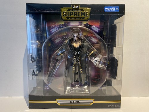 AEW SUPREME STING WALMART IMPORTAZIONE ESCLUSIVA SIGILLATA NUOVA FIGURA WCW WWE