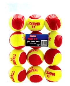 Tourna Low Compression Quickstart Tennis Balls for 36-Feet Court (Pack of 12) - Picture 1 of 3