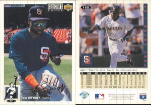 1994 Collector's Choice #122 Tony Gwynn - - Near Mint