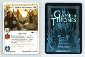 Trident Reinforcements #S 22 A Game Of Thrones 2008 LCG Card - Picture 1 of 1