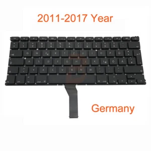 New For MacBook Air 13" A1369 A1466 Keyboard German Layout 2011-2017 Year - Zdjęcie 1 z 4