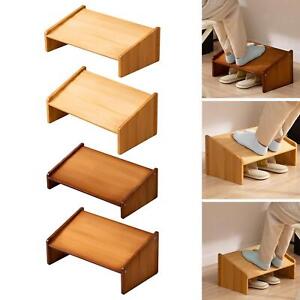 Fußstütze aus Holz unter dem Schreibtisch, ergonomisch, höhenverstellbar,