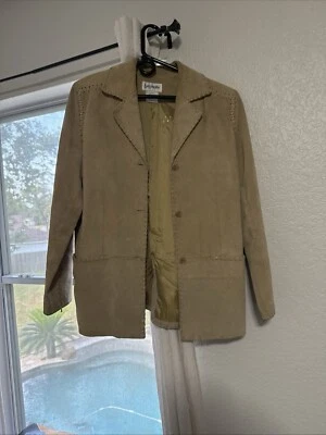 Bagatelle Vintage Leather Jacket with Stitching Detail - Image 1 of 4