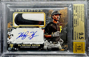 2021 Ke’Bryan Hayes 1/1 Topps Inception NIKE Logo Rookie Patch Auto RPA RC