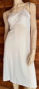 DE COLECCIÓN J C PENNEY MARFIL TALLA 34 SLIP COMPLETO #14564 - Imagen 1 de 9