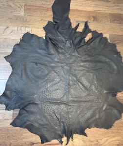 Ostrich skin Leather, Grade B 13 - Picture 1 of 4